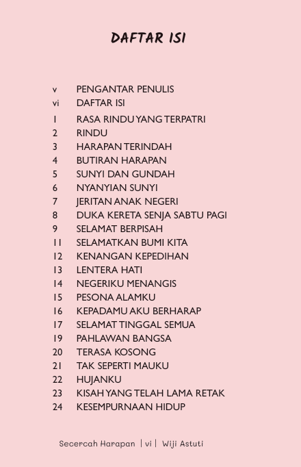 Buku Secercah Harapan - Gambar 3