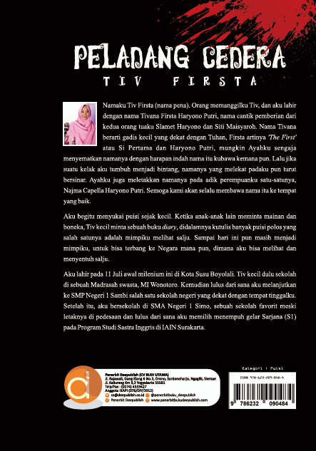 Buku Antologi Puisi Peladang Cedera - Gambar 2