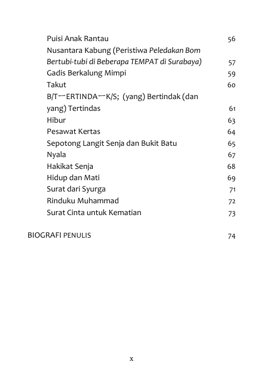 Buku Antologi Puisi Peladang Cedera - Gambar 5