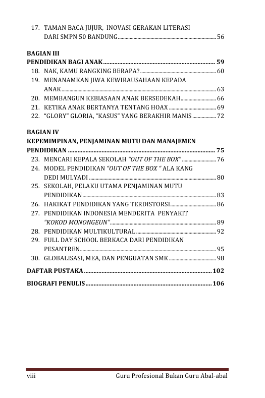 Buku Guru Profesional Bukan Guru Abal-Abal - Gambar 4