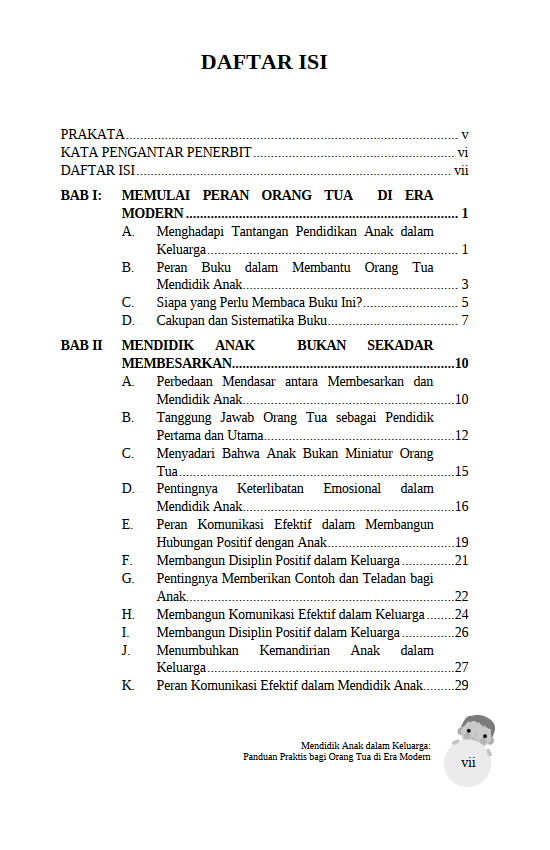 Buku Mendidik Anak dalam Keluarga: Panduan Praktis Bagi Orang Tua di Era Modern - Gambar 2