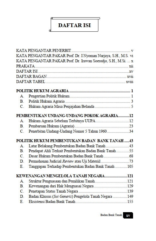 Buku Badan Bank Tanah Politik Hukum Pembentukan dan Kewenangan Khusus (Sui Generis) dalam Mengelola Tanah Negara - Gambar 2