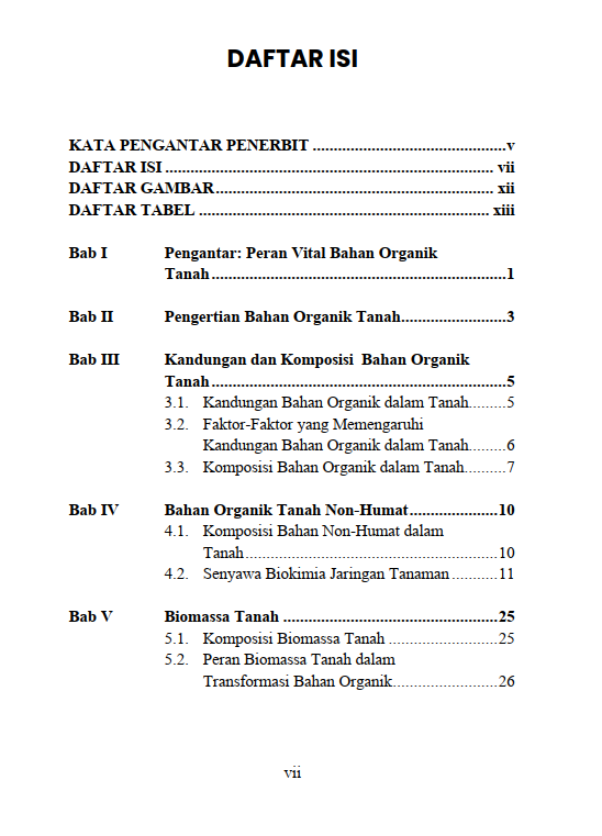 Buku Bahan Organik Tanah: Status dan Kontribusinya terhadap Sifat Fisik, Kimia, dan Biologi Tanah - Gambar 2