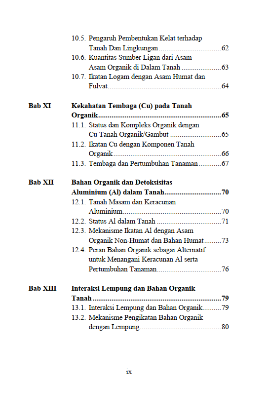 Buku Bahan Organik Tanah: Status dan Kontribusinya terhadap Sifat Fisik, Kimia, dan Biologi Tanah - Gambar 4
