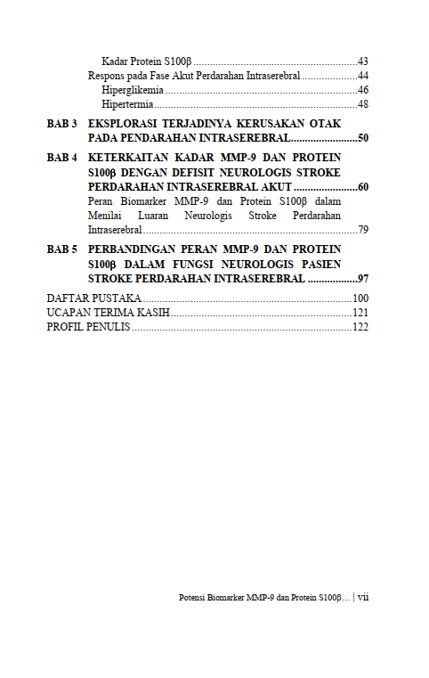 Buku Potensi Biomarker MMP-9 dan Protein S100β dalam Prognosis Stroke Perdarahan Intraserebral - Gambar 3