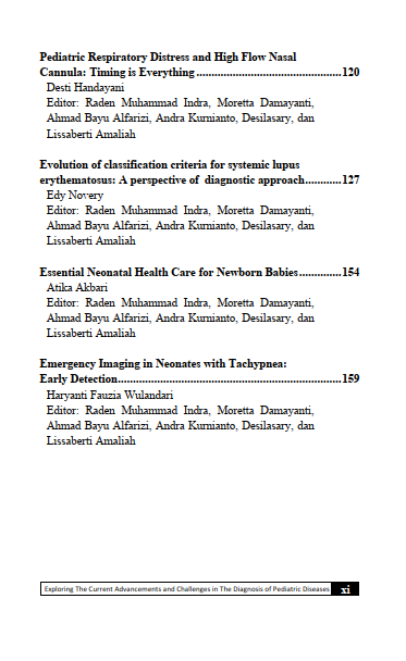 Buku Exploring The Current Advancements and Challenges in The Diagnosis of Pediatric Diseases - Gambar 4