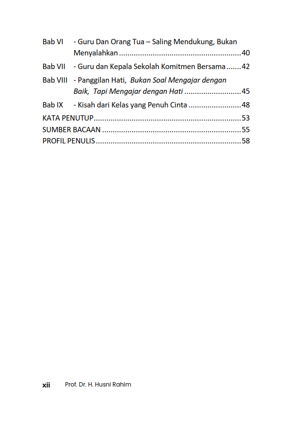 Buku Guru Panggilan Hati: Refleksi dan Inspirasi Bagi Pendidik - Gambar 3