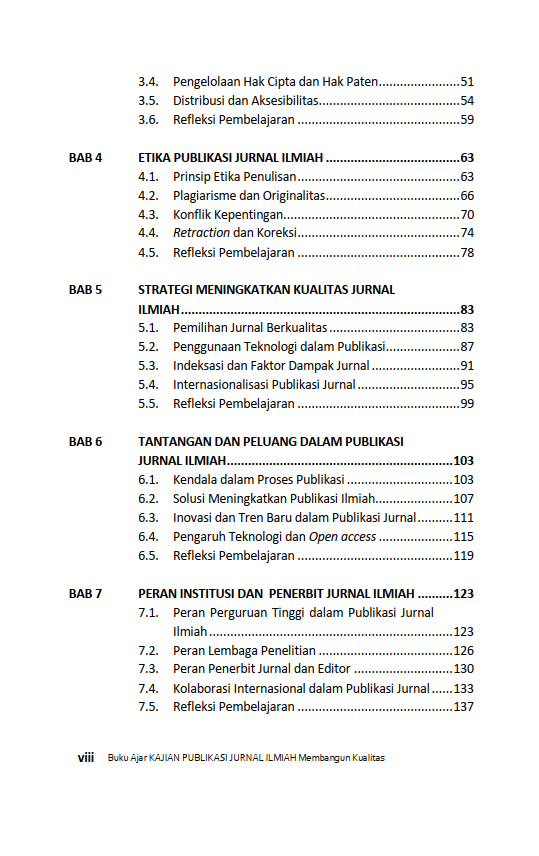 Buku Ajar Kajian Publikasi Jurnal Ilmiah Membangun Kualitas: Strategi dan Teknik Dalam Publikasi Jurnal Ilmiah - Gambar 3