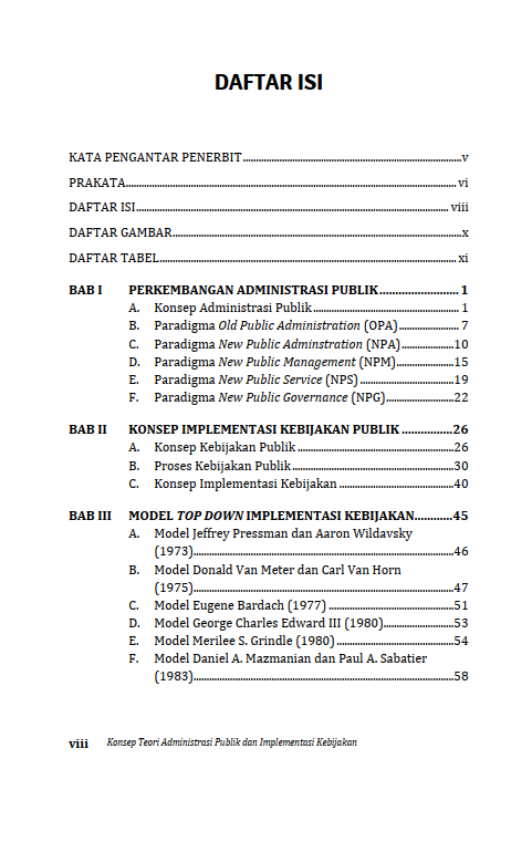 Buku Konsep Teori Administrasi Publik dan Implementasi Kebijakan - Gambar 2