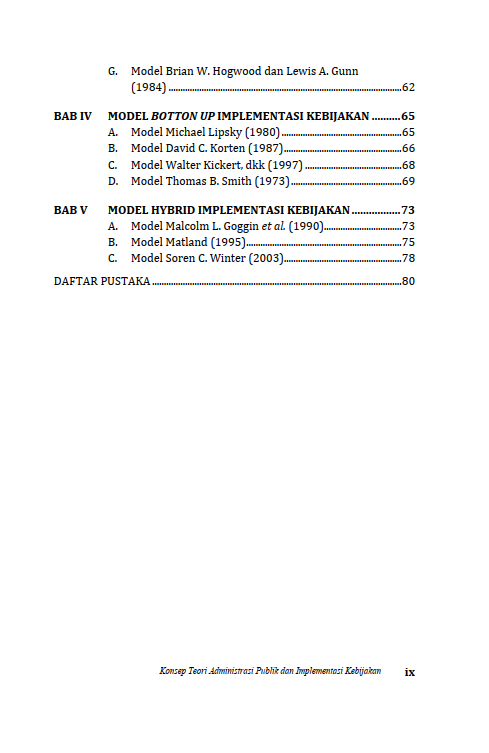 Buku Konsep Teori Administrasi Publik dan Implementasi Kebijakan - Gambar 3