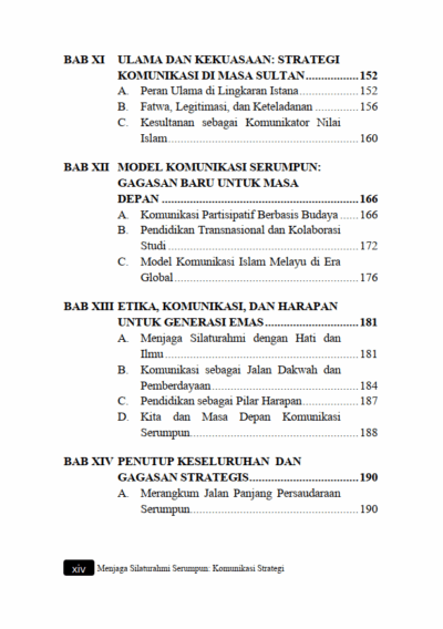 Gambar 5 - Menjaga silaturahmi serumpun : komunikasi strategi