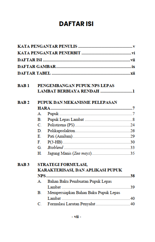 Buku Rekayasa Bioblend Polistirena untuk Formulasi Pupuk NPS Berbasis Slow Release - Gambar 2