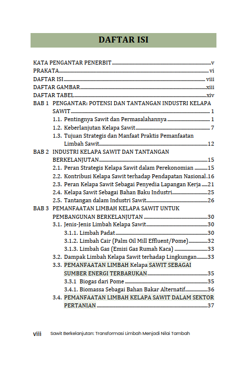 Buku Sawit Berkelanjutan: Transformasi Limbah Menjadi Nilai Tambah (Studi Kasus Pemanfaatan Limbah PKS) - Gambar 2