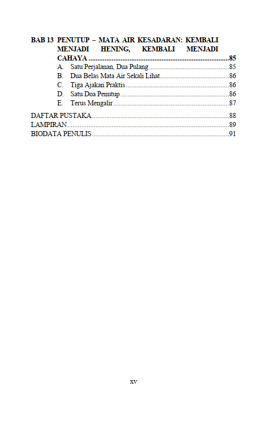 Buku 12 Mata Air Kesadaran Membumikan Pengalaman Tafakur dalam Kehidupan Sehari-hari - Gambar 6