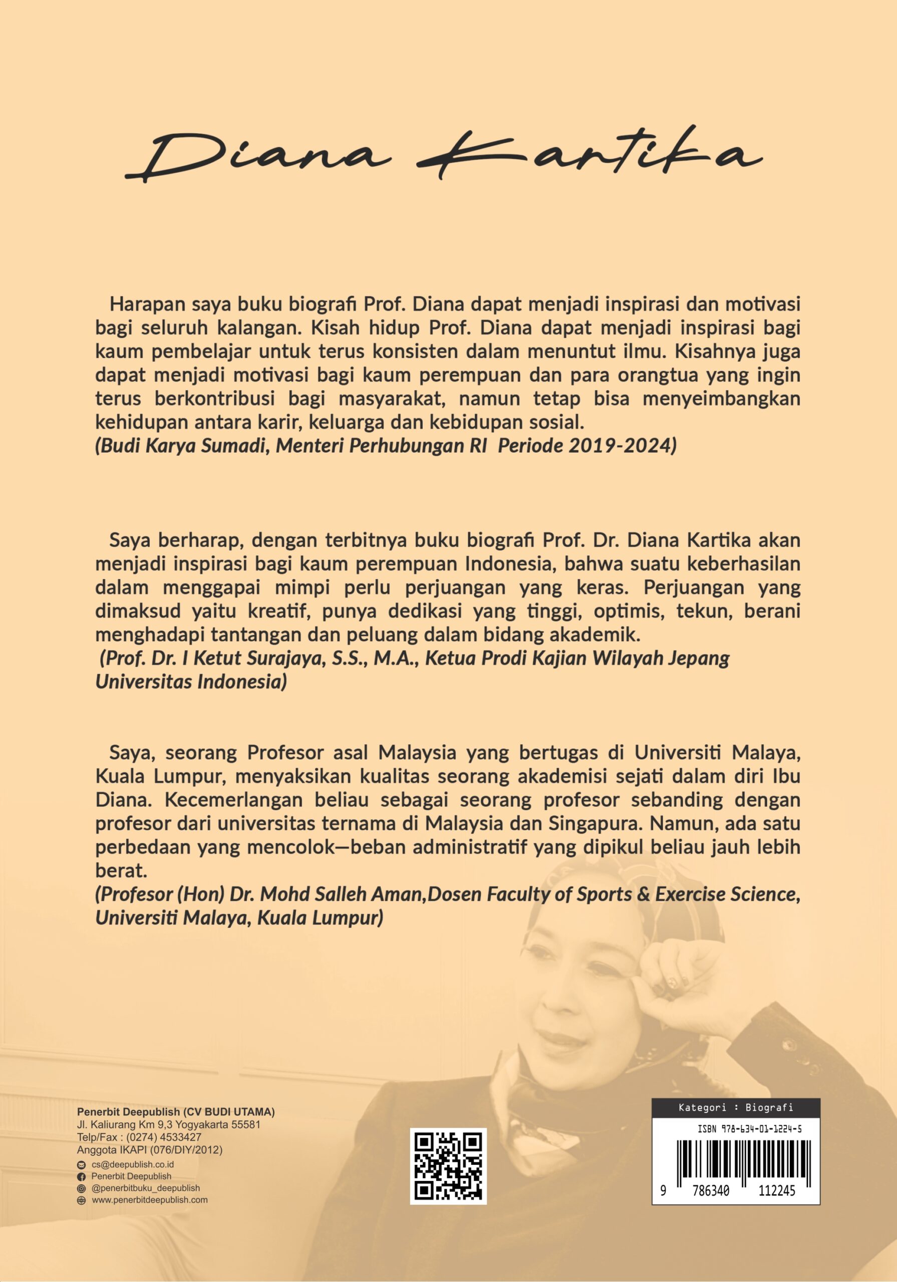 Buku Diana Kartika Perjalanan Panjang Sang Srikandi - Gambar 3