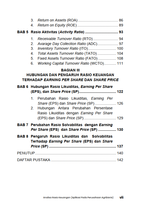 Buku Analisa Rasio Keuangan (Aplikasi pada Perusahaan Agribisnis) - Gambar 3