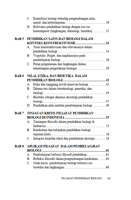 Buku Filsafat Pendidikan Biologi: Dasar Filosofis, Epistemologis, dan Aplikatif dalam Pendidikan Biologi - Gambar 3