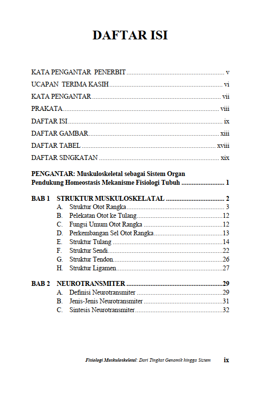 Buku Referensi Fisiologi Muskuloskeletal: Dari Tingkat Genomik hingga Sistem - Gambar 2