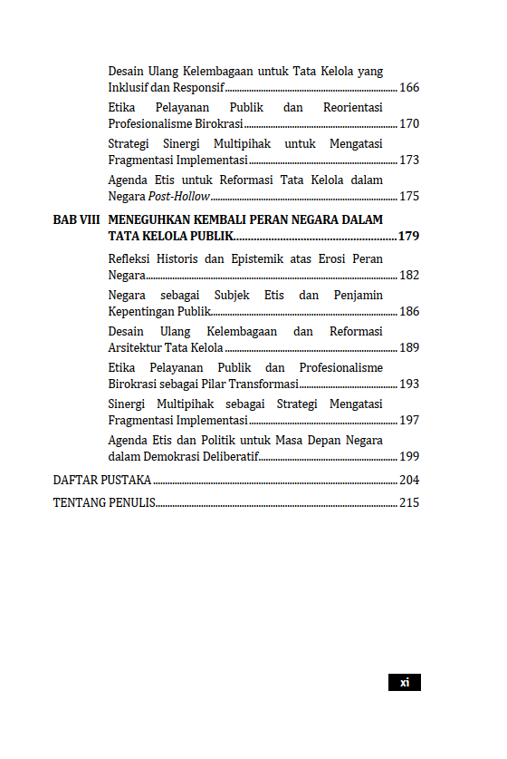 Buku Implementasi Kebijakan dalam Era Negara Hollow : Privatisasi, Fragmentasi, dan Reaktualisasi Peran Negara - Gambar 5