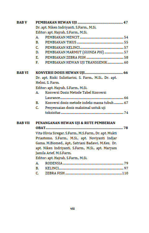 Buku Memahami Etik dan Teknis Penggunaan Hewan Uji dalam Penelitian Farmasi - Gambar 3