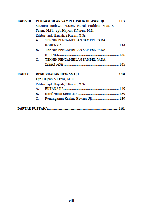 Buku Memahami Etik dan Teknis Penggunaan Hewan Uji dalam Penelitian Farmasi - Gambar 4
