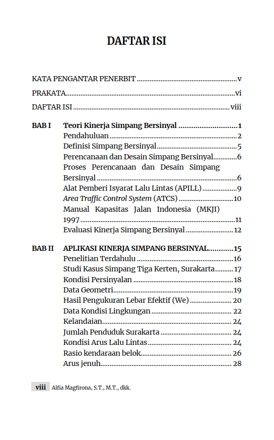 Buku Teori dan Aplikasi Kinerja Simpang Bersinyal - Gambar 2