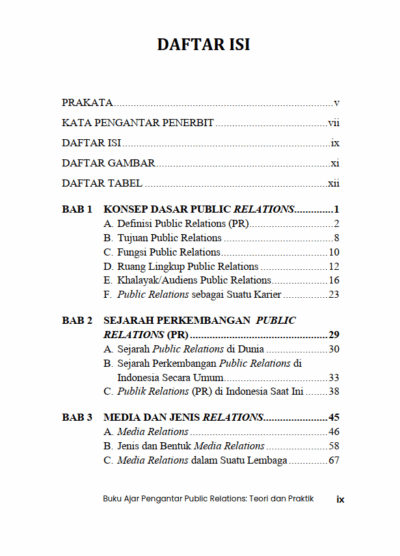 Gambar 2 - Buku ajar pengantar public relations : teori dan praktik