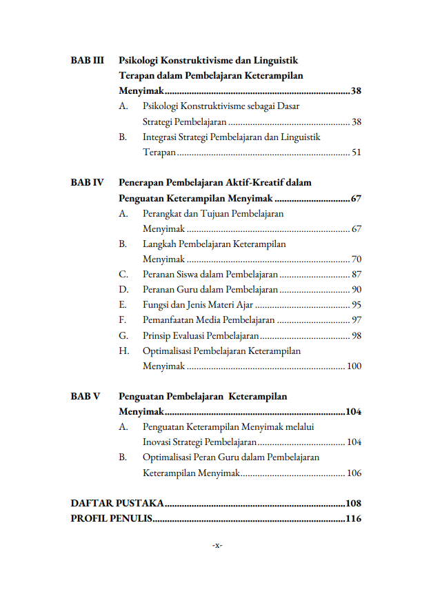 Buku Penguatan Keterampilan Menyimak Dengan Strategi Pembelajaran Aktif-Kreatif - Gambar 3
