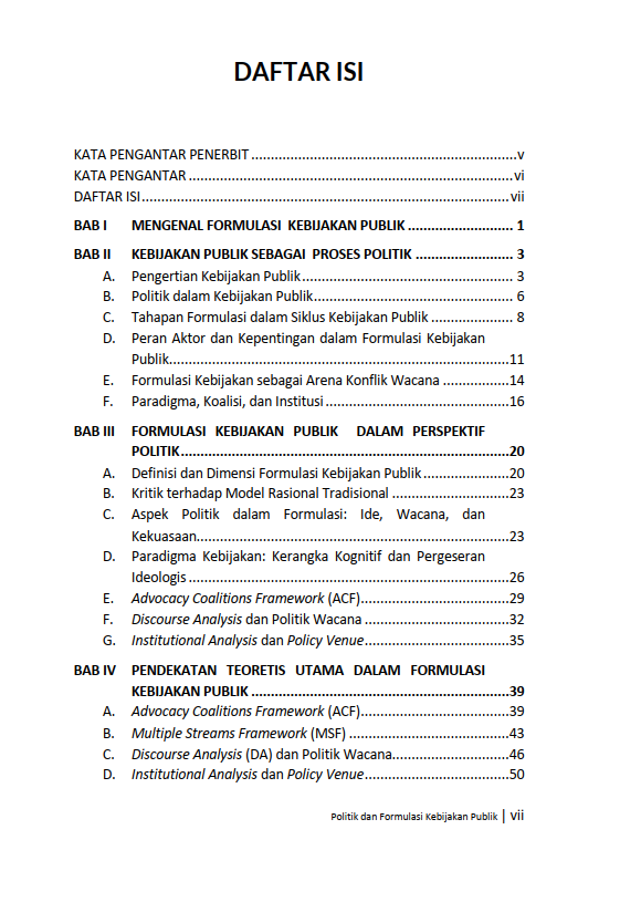 Buku Politik dan Formulasi Kebijakan Publik - Gambar 2