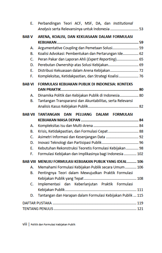 Buku Politik dan Formulasi Kebijakan Publik - Gambar 3
