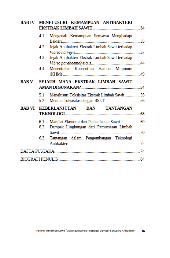 Buku Potensi Tanaman Sawit (Elaeis guineensis) sebagai Sumber Senyawa Antibakteri - Gambar 3
