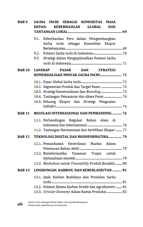 Buku Sacha Inchi Sebagai Bahan Baku Farmasi Berkelanjutan: Potensi dan Aplikasinya di Indonesia - Gambar 4