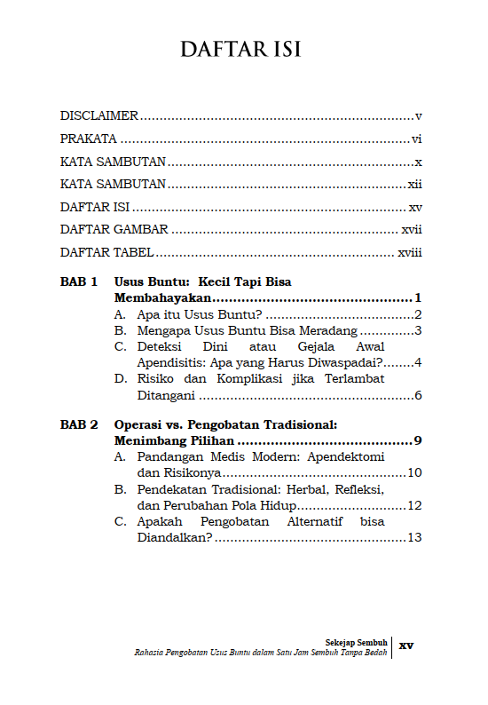Buku Sekejap Sembuh Rahasia Pengobatan Usus Buntu dalam Satu Jam Sembuh Tanpa Bedah - Gambar 2