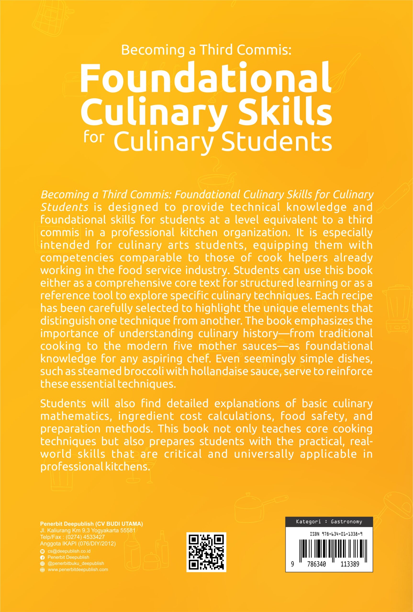 Becoming A Third Commis: Foundational Culinary Skills For Culinary Students Book - Gambar 6