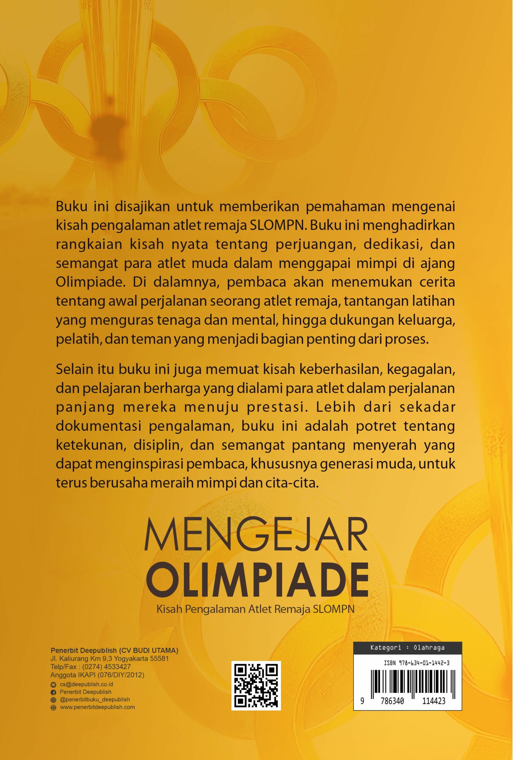 Buku Mengejar Olimpiade Kisah Pengalaman Atlet Remaja SLOMPN - Gambar 4