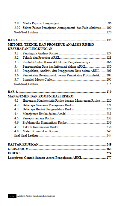 Buku Analisis Risiko Kesehatan Lingkungan Prinsip Dasar, Metode, dan Aplikasi - Gambar 3