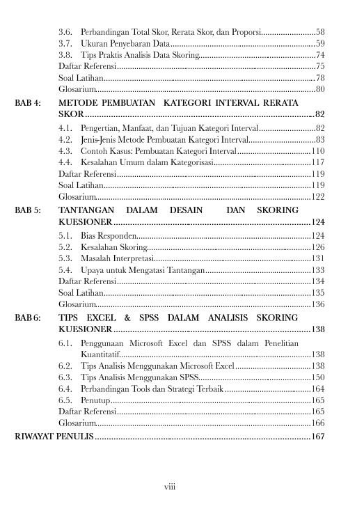 Buku Desain Kuesioner Dan Analisis Skor: Teknik Skoring, Penentuan Rerata, dan Kreasi Interval Kategori Untuk Penelitian Kuantitatif Dilengkapi dengan Tips Analisis menggunakan Microsoft Excel & SPSS - Gambar 3