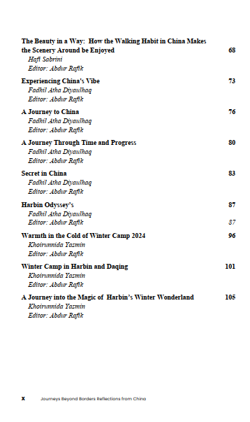 Journeys Beyond Borders Reflections From China An Anthology of International Student Mobility 2024 Book - Gambar 3