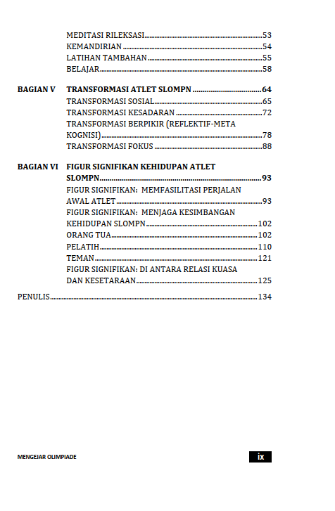 Buku Mengejar Olimpiade Kisah Pengalaman Atlet Remaja SLOMPN - Gambar 3