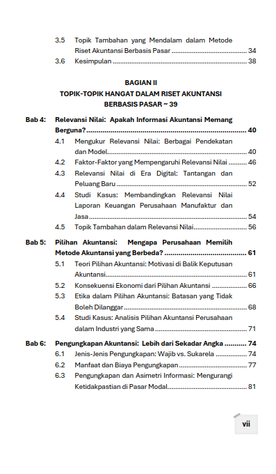 Buku Menjelajah Dunia Riset Akuntansi Berbasis Pasar: Konsep, Metode, dan Inovasi - Gambar 6