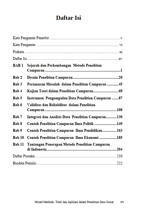 Buku Mixed Methods: Teori Dan Aplikasi Dalam Penelitian Ilmu Sosial - Gambar 2