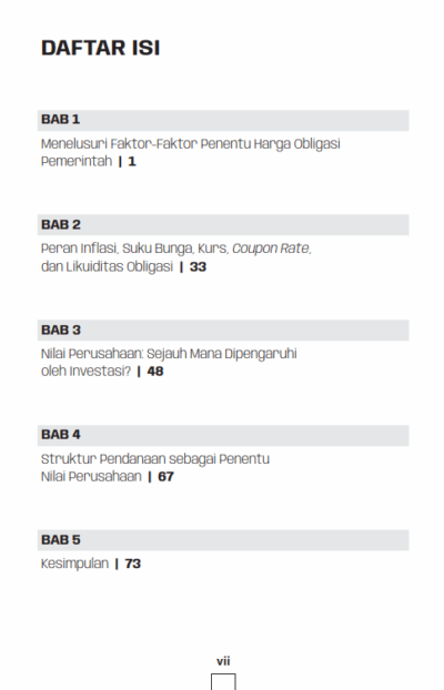 Gambar 2 - Nilai instrumen keuangan : antara ekonomi makro dan struktur modal