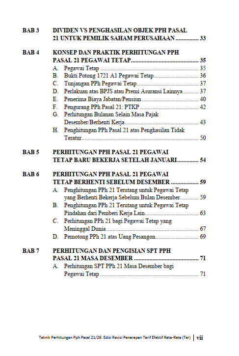 Buku Teknik Perhitungan Pph Pasal 21/26: Edisi Revisi Penerapan Tarif Efektif Rata-Rata (TER) - Gambar 3