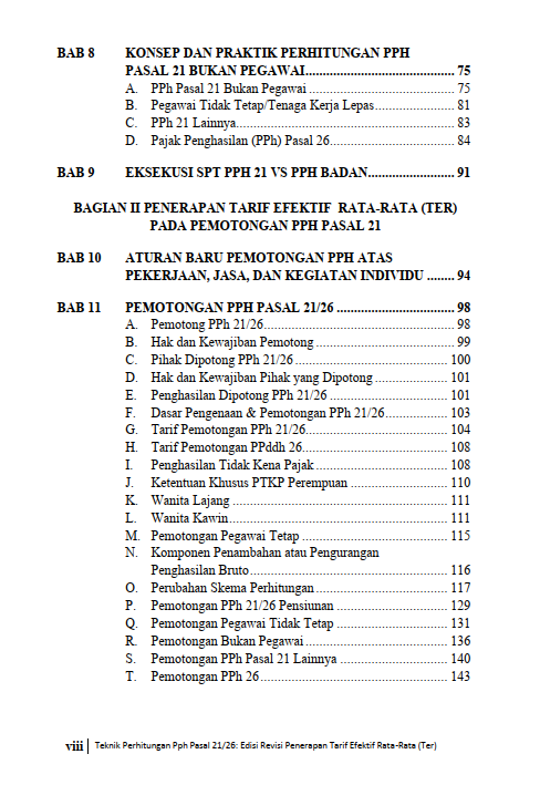 Buku Teknik Perhitungan Pph Pasal 21/26: Edisi Revisi Penerapan Tarif Efektif Rata-Rata (TER) - Gambar 4