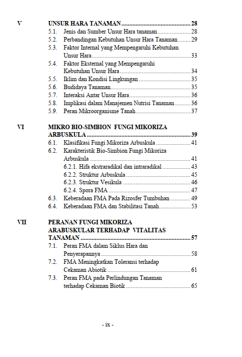 Buku Pertanian Berkelanjutan Potensi Fungi Mikoriza Arbuskula Dalam Mendukung Peningkatan Produksi Pertanian - Gambar 3