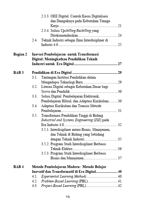 Buku Transformasi Pendidikan Teknik Industri: Perkembangan Ilmu Interdisipliner Di Era Digital - Gambar 3