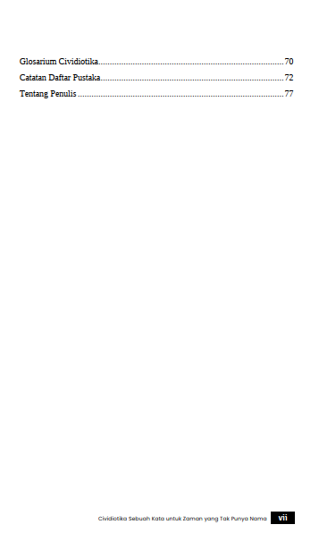 Buku Cividiotika: Sebuah Kata untuk Zaman yang Tak Punya Nama - Gambar 3