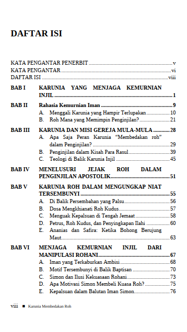 Buku Karunia Membedakan Roh: Dinamika Rohani Dalam Gerakan Sosial Spiritual - Gambar 2