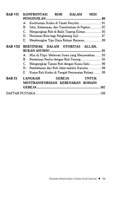 Buku Karunia Membedakan Roh: Dinamika Rohani Dalam Gerakan Sosial Spiritual - Gambar 3