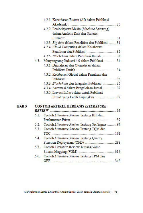 Buku Meningkatkan Kualitas & Kuantitas Artikel Publikasi Dosen Berbasis Literature Review - Gambar 3